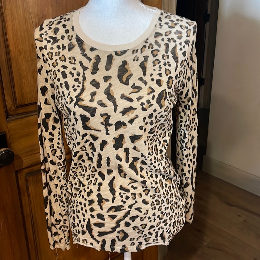 COPY - ATM long sleeve leopard print tee shirt